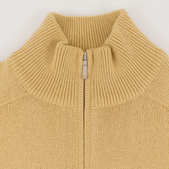 NWOT Loro Piana Mezzocollo Sweater Men's 48 (Medium) Gold - Picture 8 of 12